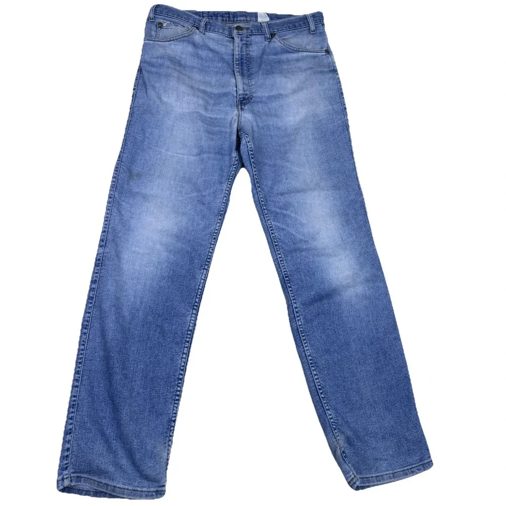 Vintage 90s Levi's 541 Action Jeans 34x32 Relaxed Trevira ESP Poly Blend Stretch